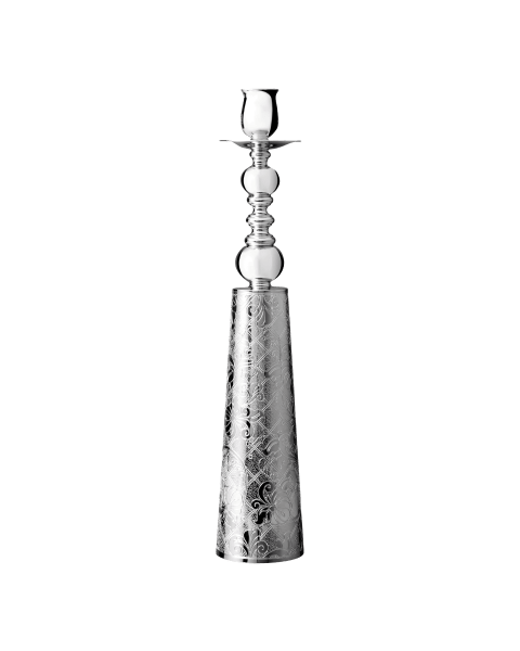 Candlestick Jardin d'Eden  Silver plated