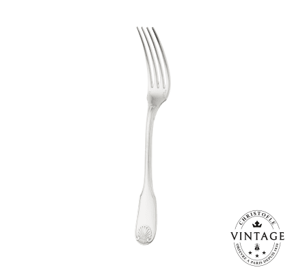 Vintage Set of 6 Silvered Fish Forks