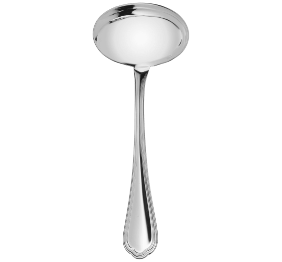 christofle gravy ladle spatours  silver plated 1