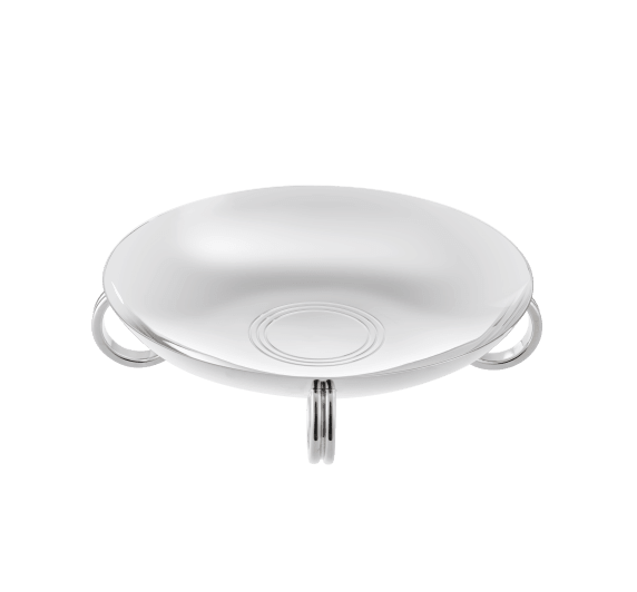 christofle silver-plated four-ring centerpiece 1