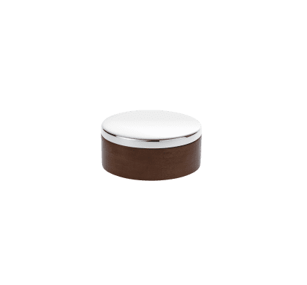 Small round box Uni Silver plated - 8 cm