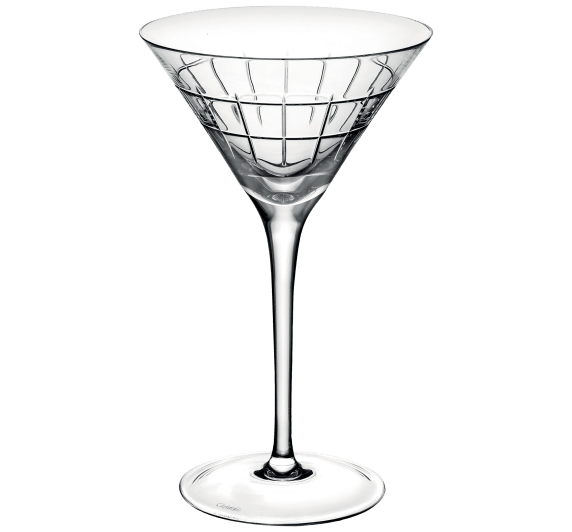 christofle set of 2 crystal martini glasses 3