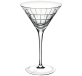 christofle set of 2 crystal martini glasses 3