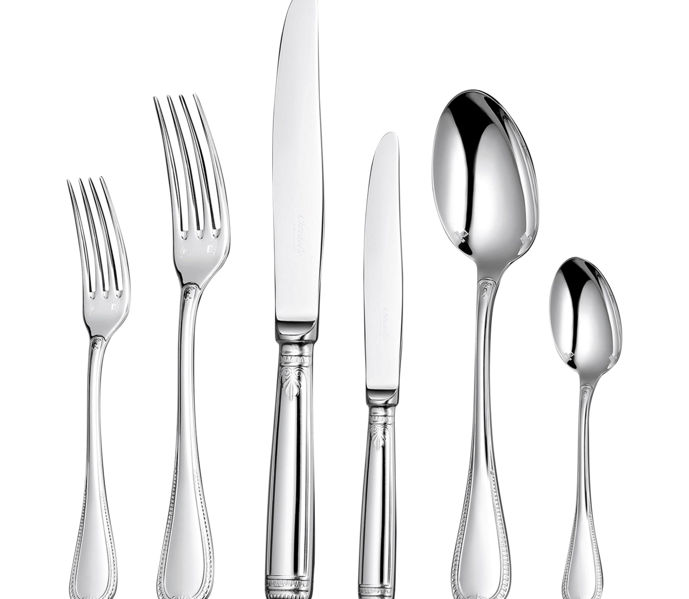 christofle flatware set for 12 people (110 pieces) with chest 1