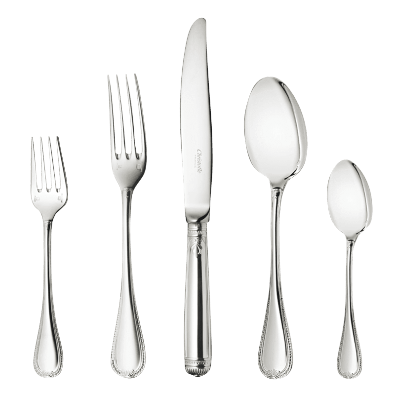 5-Piece Silver-Plated Flatware Set