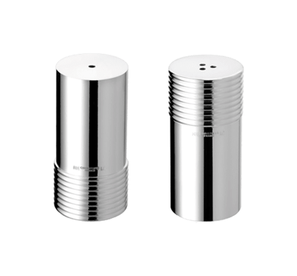 christofle silver-plated salt & pepper shaker set 1