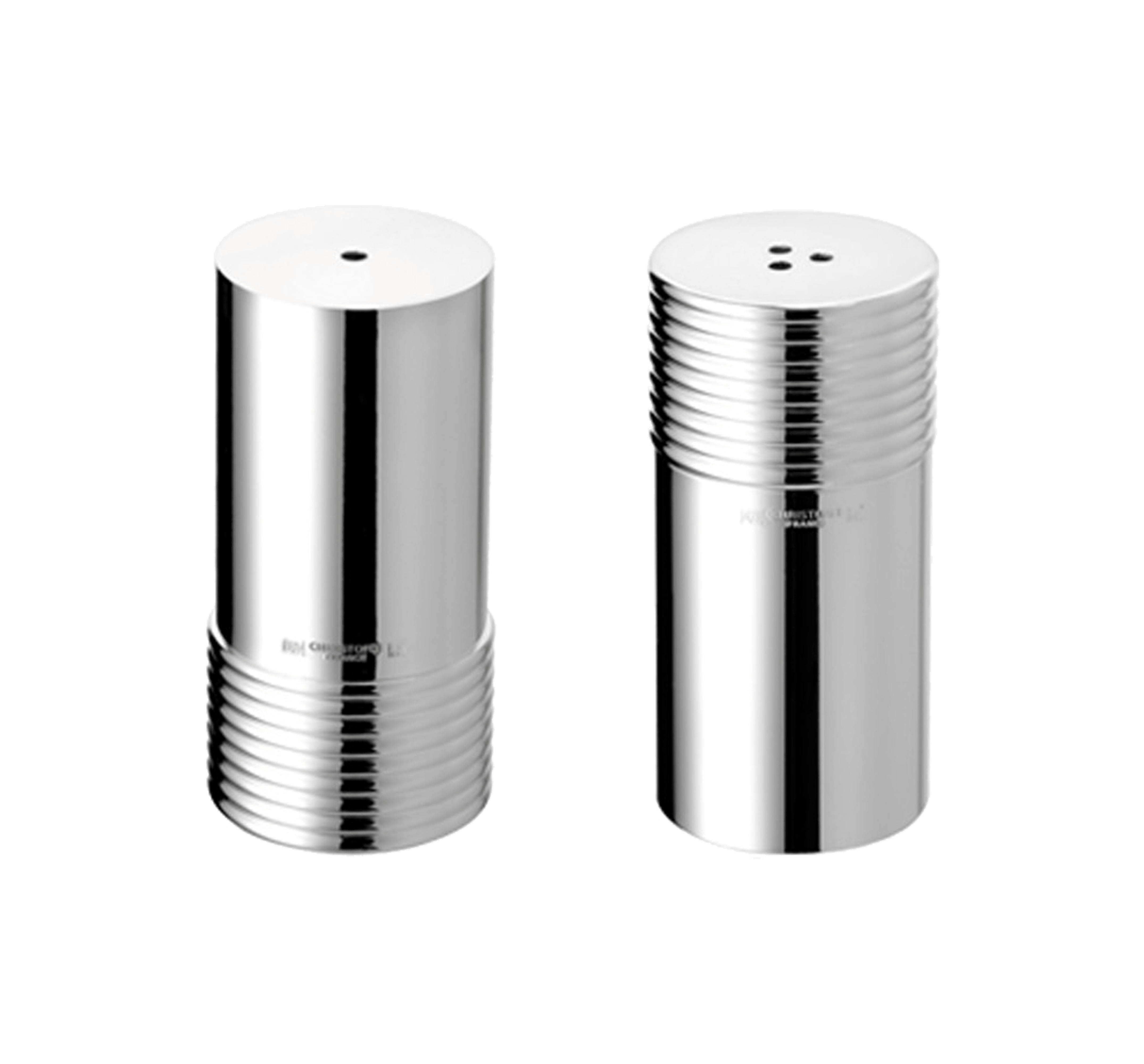 Salt and pepper shaker set K+T Silver plated Salt and pepper shaker set K+T Silver plated