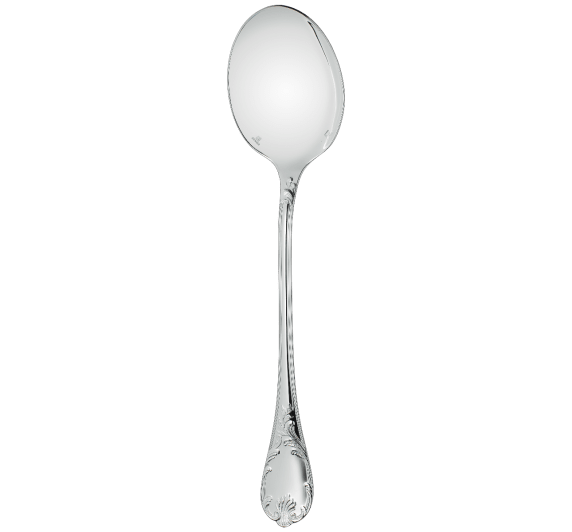 christofle salad serving spoon marly  silver plated 2