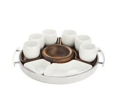 christofle set of 2 porcelain espresso coffee cups 1