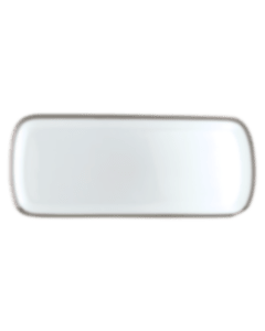 christofle Rectangular Plate Platinum finish - 15 in