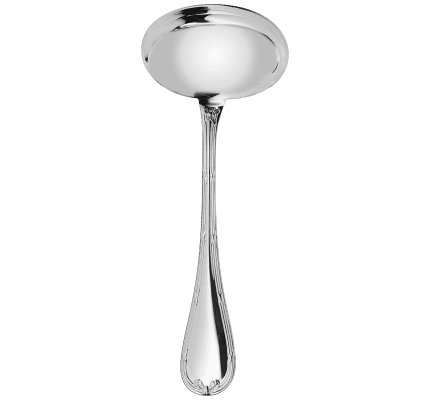 christofle Gravy ladle Rubans  Silver plated