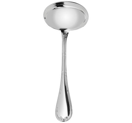 christofle gravy ladle rubans  silver plated 1
