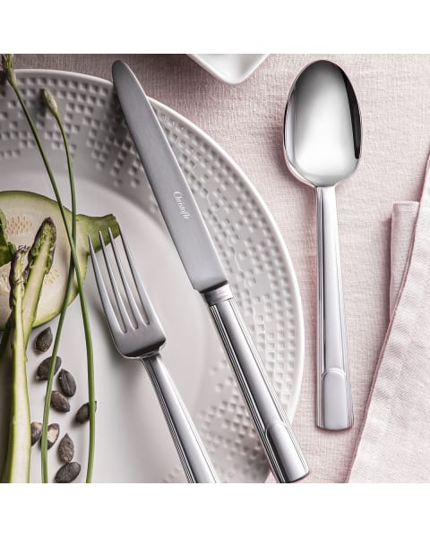 24-Piece Silver-Plated Flatware Set with Chest