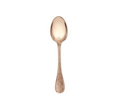 christofle gilded silver plated dessert spoon - pink gold 1