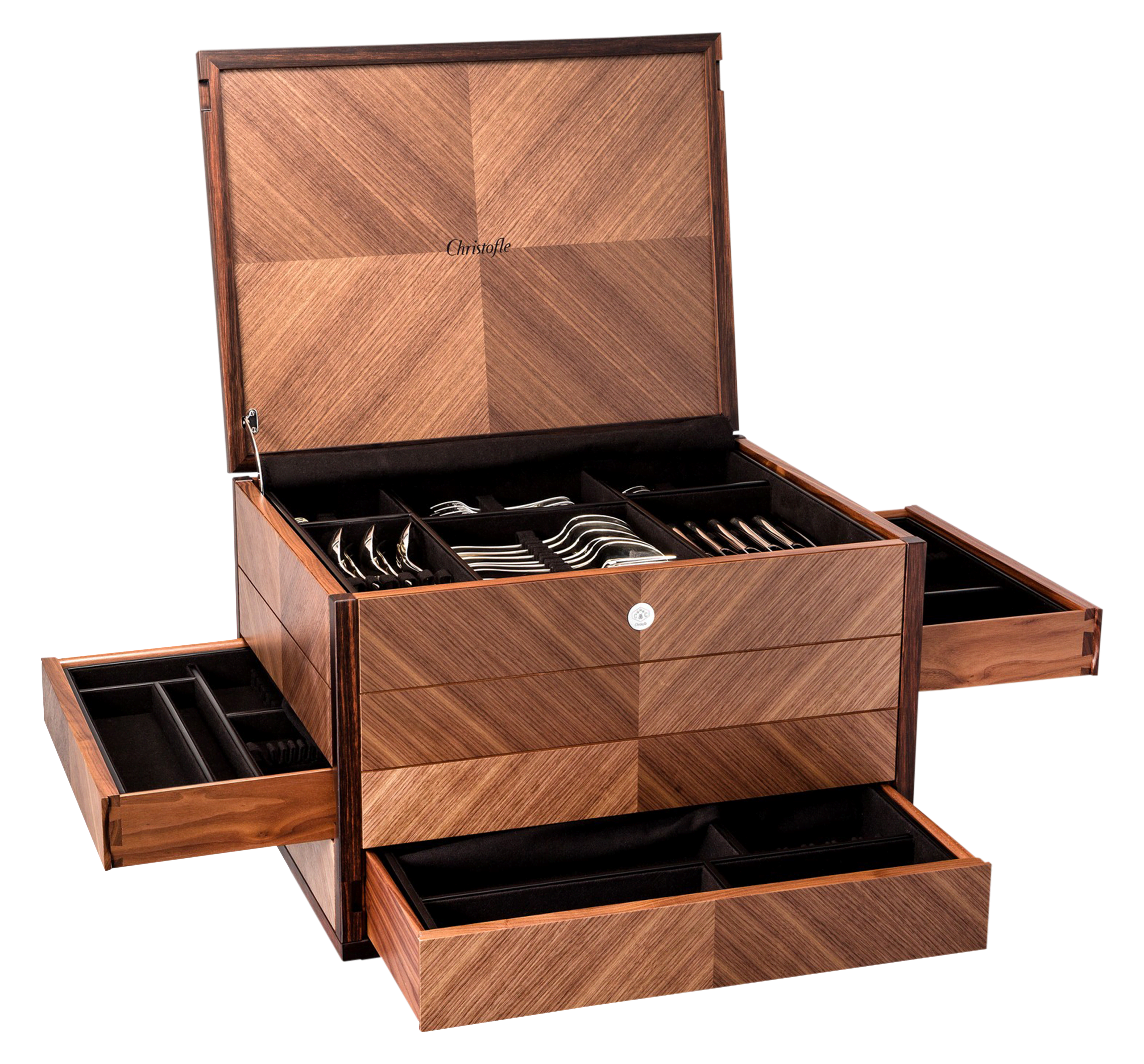 christofle prestige chest, may contain 165 pieces, sold empty 1
