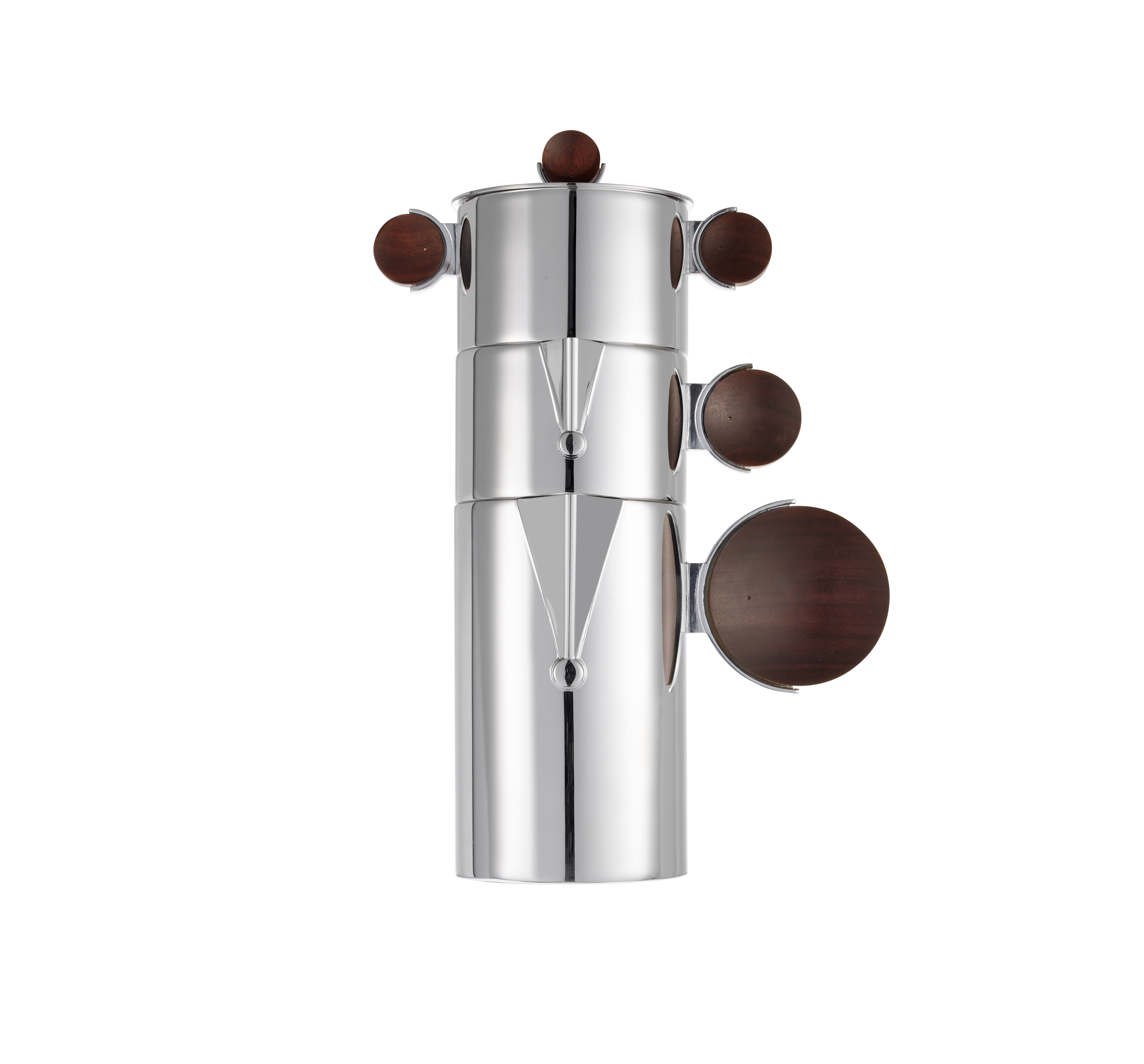 christofle cafetière gigogne en métal argenté 2