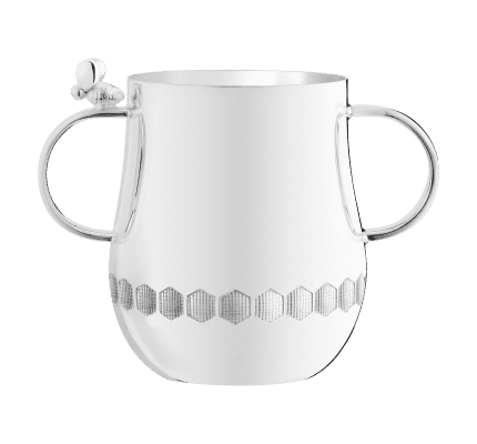 christofle Two handle baby cup Beebee  Silver plated