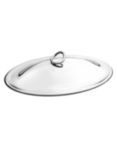Oval gratin dish lid Vertigo  Silver plated