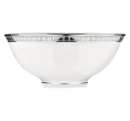 christofle Bol à soupe en porcelaine finition platine