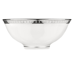 christofle porcelain chinese soup bowl platinum finish 1