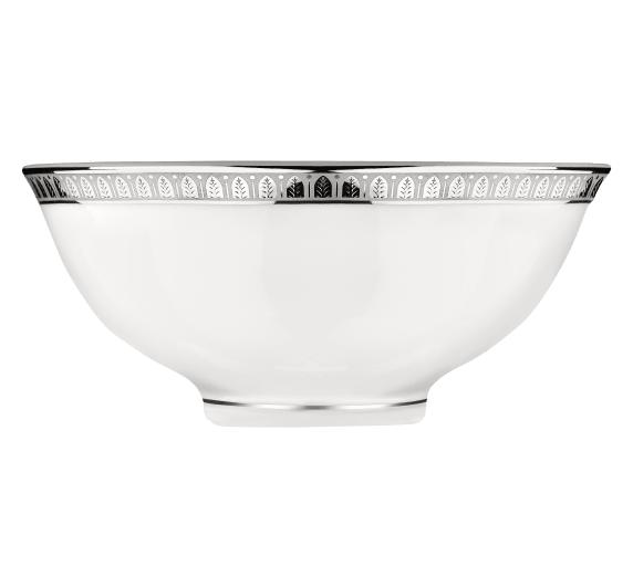 christofle porcelain chinese soup bowl platinum finish 1