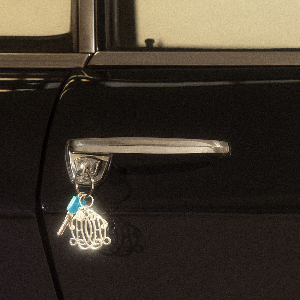 christofle sterling silver key chain ho - henri d'orléans 1