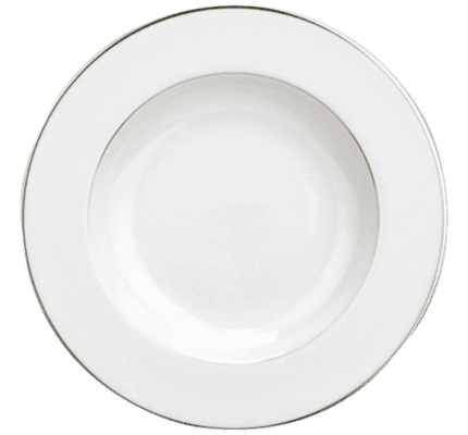 christofle Rimmed soup bowl Albi  Porcelain