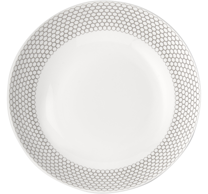 christofle Porcelain Soup cereal bowl Madison 6