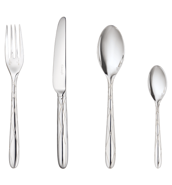 christofle mood flatware set for 6 people (24 pieces) - haute orfèvrerie 5