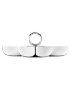christofle Three part server large Vertigo  Silver plated