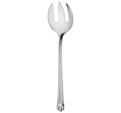 christofle salad serving fork aria  silver plated 1