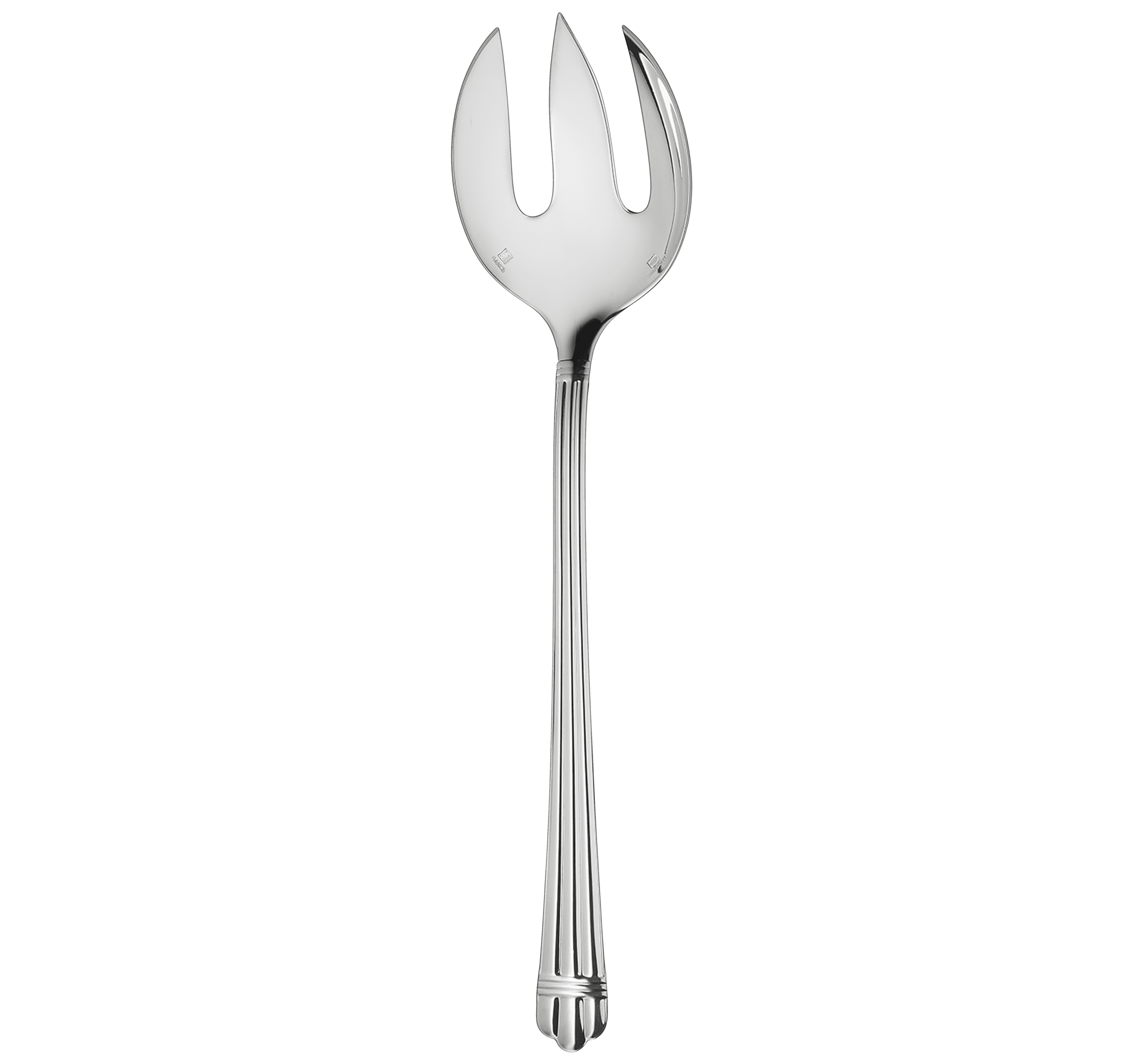 christofle fourchette à servir la salade en métal argenté 1