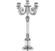 christofle Five light candelabra Malmaison  Silver plated