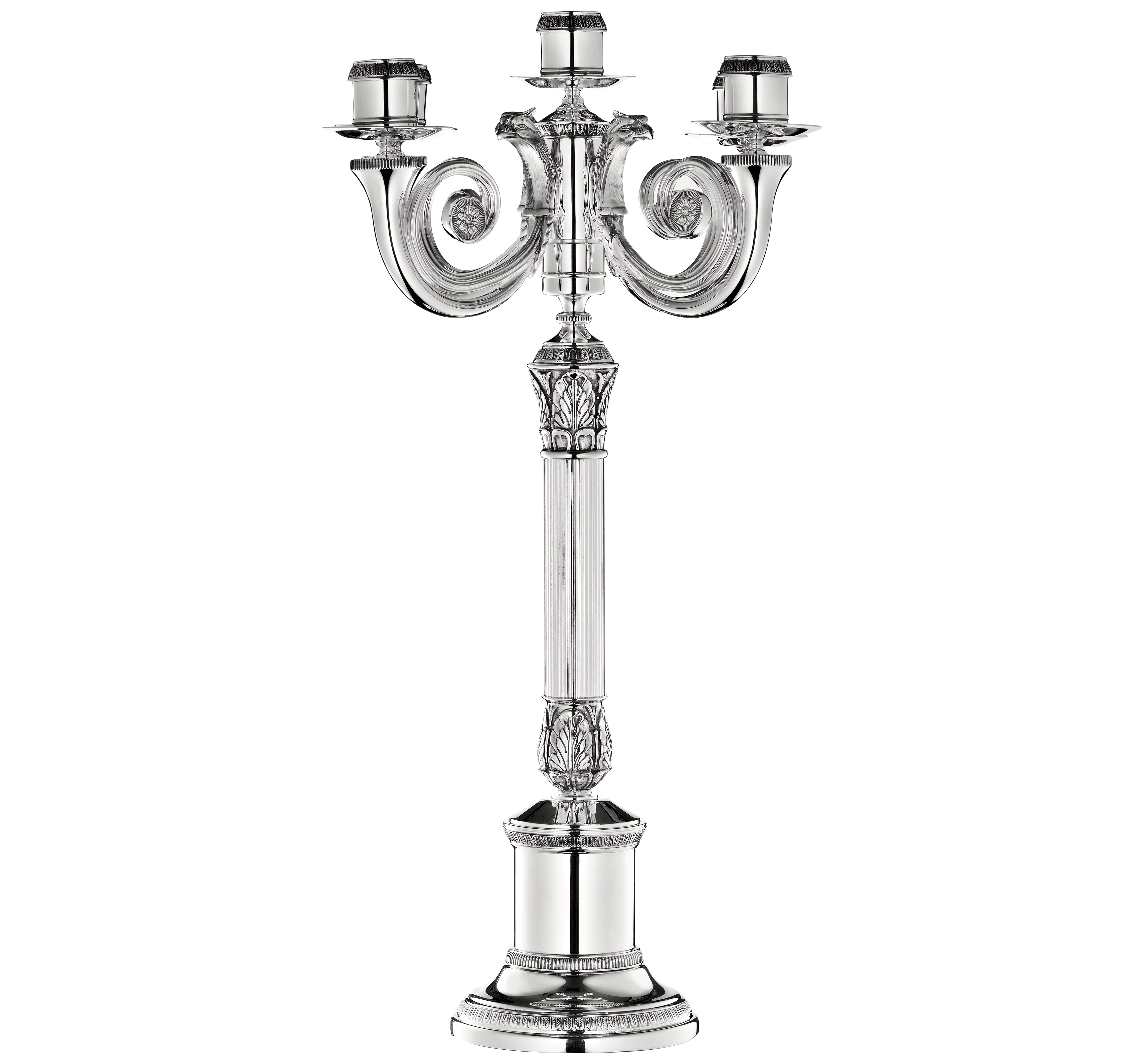 christofle candélabre 5 bougies en métal argenté 1
