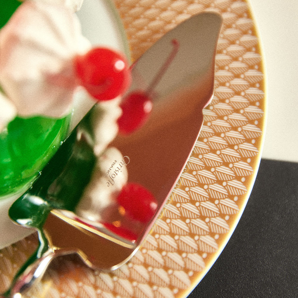 christofle porcelain underplate gold finish 5