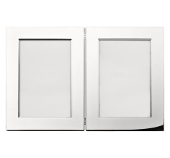 christofle silver-plated double hinged picture frame - for 10 x 15 cm photos 1