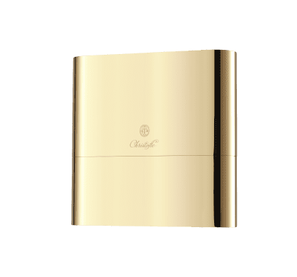 christofle gold stainless steel case - 24-piece stainless steel (sold empty) 0