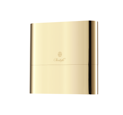 christofle gold stainless steel case - 24-piece stainless steel (sold empty) 0