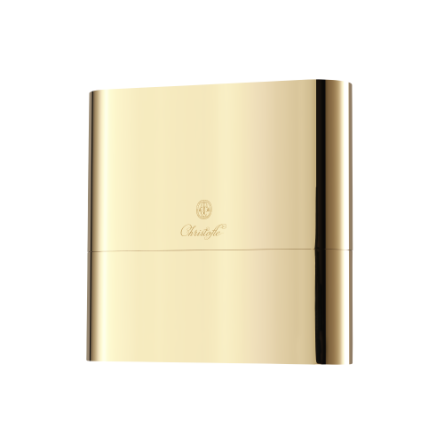 christofle Gold Stainless Steel Case - 24-piece stainless steel (sold empty)