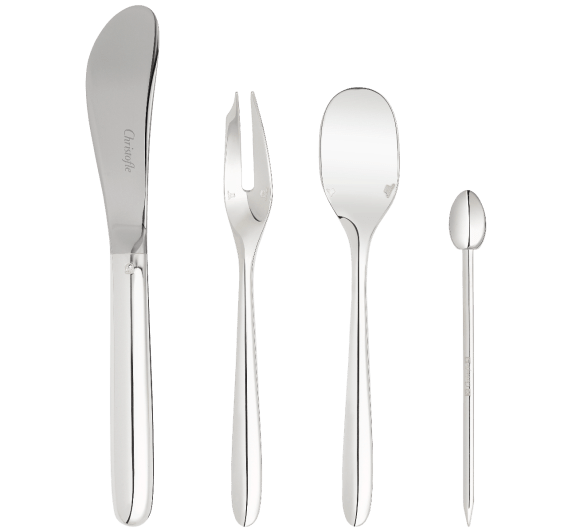 christofle mood party - set of aperitif flatware for 6 persons (24 pieces)  3