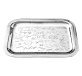 christofle rectangular tray 26x20cm graffiti  silver plated 4