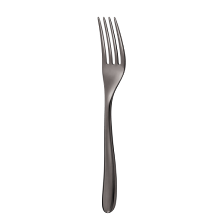 Black Stainless Steel Table Fork
