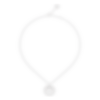 christofle sterling silver double circle pendant necklace 1