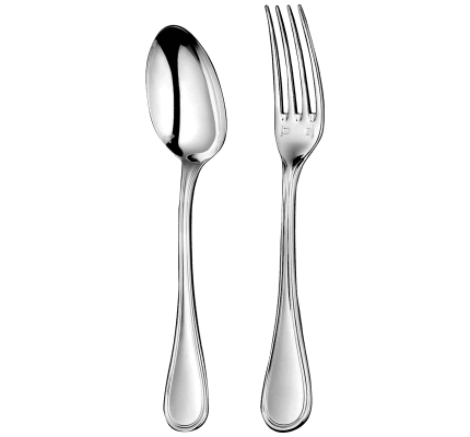 christofle Flatware set for children (2 pieces) Albi  Sterling silver