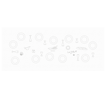 christofle tablecloth for 12 people - sarah espeute for christofle 0