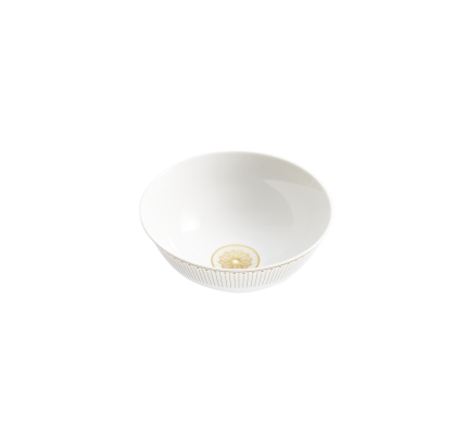 christofle porcelain chinese rice bowl gold finish 1