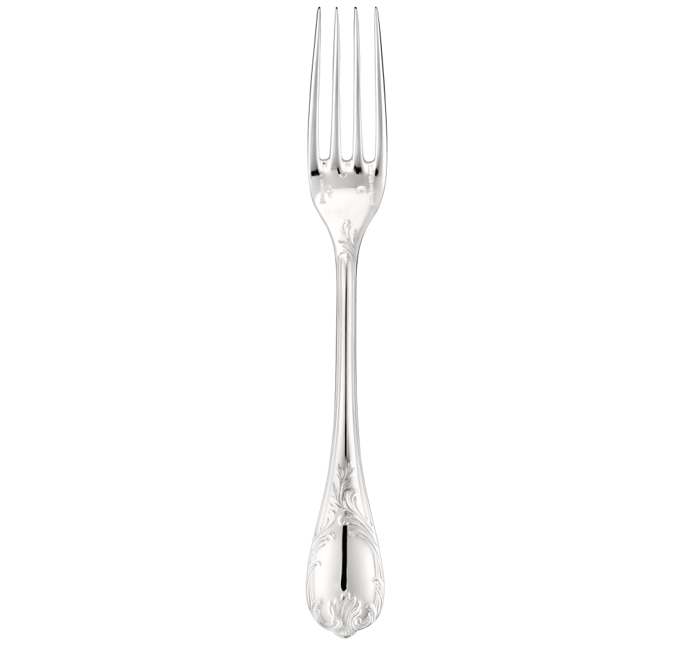 12 fourchettes à dîner en métal argenté Christofle Christofle modèle Marly 