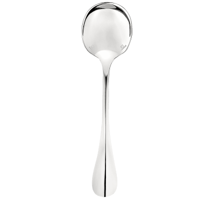 christofle cream soup spoon fidelio  silver plated 1