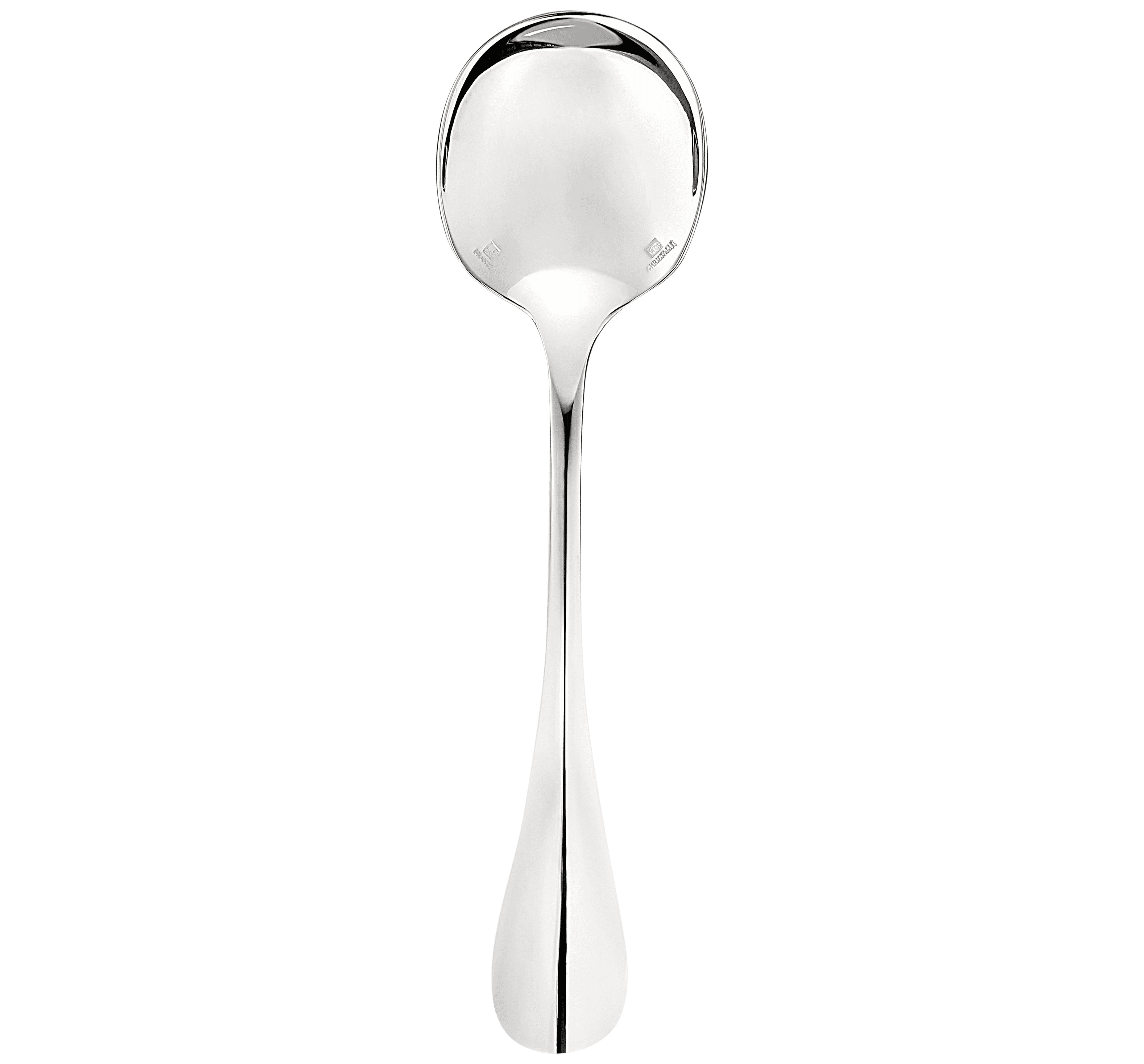 christofle silver-plated cream soup spoon  1