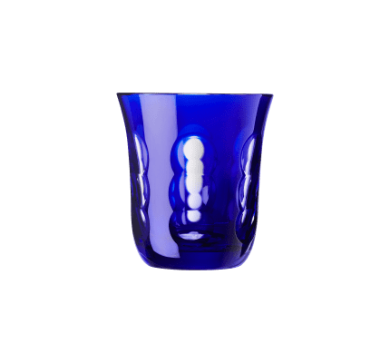 christofle blue crystal water glass 2